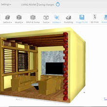 living room selfcad selfcadchallenge 3d print model - Mito3D
