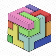 4x4 puzzle cube fun games toy puzzles 3d print model - Mito3D