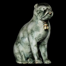 chinês porcelana pug cão par Varredura cerâmica cachorro pugs cerâmico chinesedog chineseporcelain chineseceramics Dinastia Qing qianlong 3d print model - Mito3D