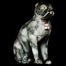 chino porcelana doguillo perro par escanear cerámico perrito pugs ceramico china cerámica dinastia Qing qianlong 3d print model - Mito3D