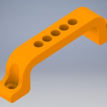 handle door 3d print model - Mito3D
