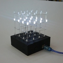 led cup 4x4x4 arduino ledcup 3d print model - Mito3D