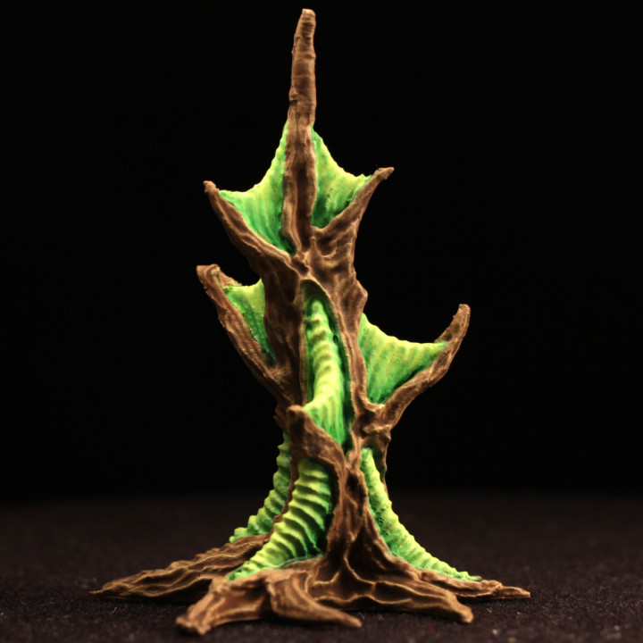 table plante sangles arbre extraterrestre végétation 17 40k décoration fantaisie cadeau terrain miniature plantes mixeur Noël 28mm jeu donjons dragons 3D print model - Mito3D