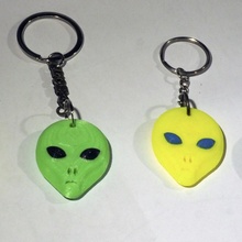 yabancı ufo anahtarlık anahtar Zincir Portachiavi Ovni anahtarlar 3d print model - Mito3D
