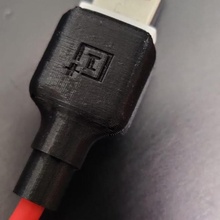 USB cavo protettore manica progettista oneplus protezione dei cavi oneplus7 usbcableprotector designercable 3d print model - Mito3D
