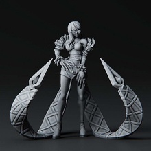Evelynn kda lig efsaneler 30 cm 3d iblis yazıcı kadın model seksi Mars lol succubus Ahri cr10 elegoo Akali 3d print model - Mito3D