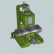 original milling machine 3d print model - Mito3D