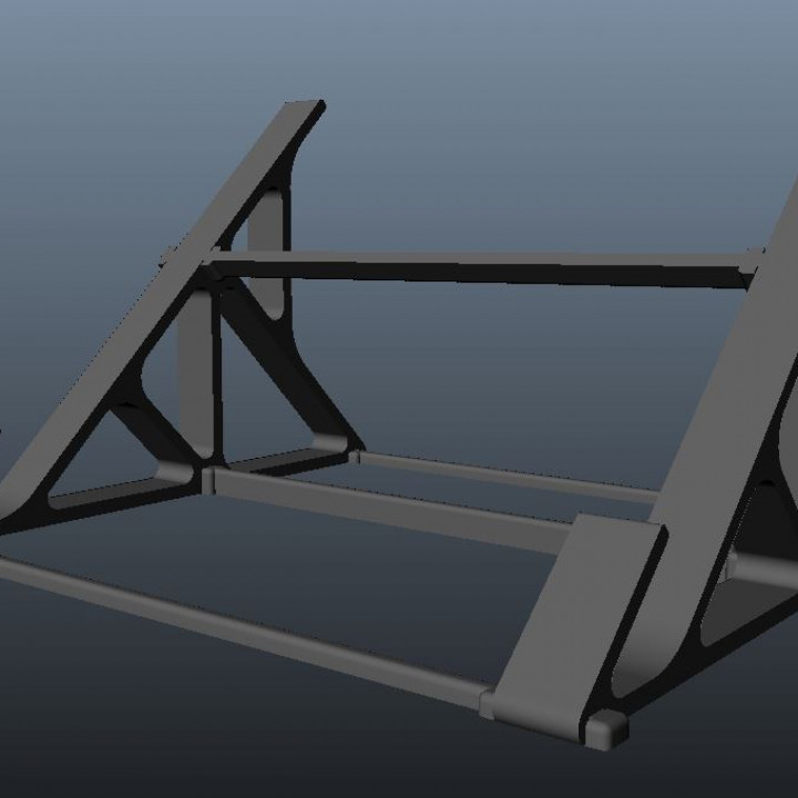 laptop stand 3D print model - Mito3D