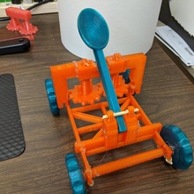 awesome super amazing gear-powered catapult 3d print model - Mito3D