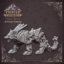 artificer wolf - creation 32mm scale store dragon hell printed fury summon dungeon patreon d&d dnd heaven obsession hath 3d print model - Mito3D