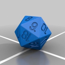magic gathering spin dice mtg 3d print model - Mito3D