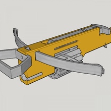 zig zag revólver Cruz arco v20 3d impressão kit 3d print model - Mito3D