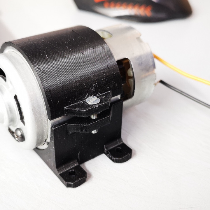 775 dc motor montar soporte 775dcmotor 3D print model - Mito3D