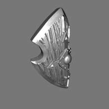 fighters guild shield high grip c repaired 3d print model - Mito3D