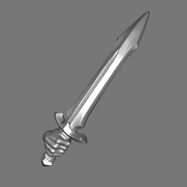 fighter guild sword repaired 3D print model - Mito3D