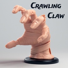 crawling claw - d&d tabletop board creature dragons dungeons gaming hand zombie boardgame dnd crawlingclaw 3d print model - Mito3D