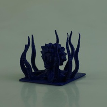 + octopus maggie simpson fan art poulpe 3d print model - Mito3D
