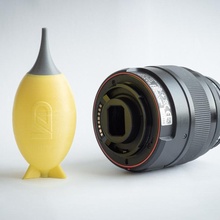 air blower camera lens photography flexible dust blow lenses clean duster dslr tpu 3d print model - Mito3D