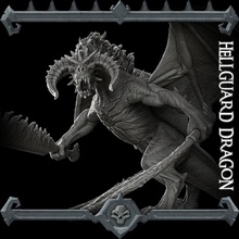 épico modelo kit guarda inferno Dragão tampo mesa 3d print model - Mito3D