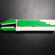crocodile tinkercad tinkermécanique 3d print model - Mito3D