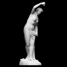 spring scan flower female nature sculpture nude allegory idealised edward-ambrose 3d print model - Mito3D