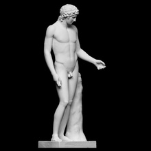 Adonis escanear mitología escultura canova museo Afrodita masculino desnudo juventud yeso Vaticano Copiar divinidad artec ideal openglam eva 3d print model - Mito3D