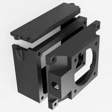 hepa + Holzkohle Filter Gehäuse Rauch Extraktion Geschäft Drucker Ventilator Abs Gehege einschließen 3d print model - Mito3D
