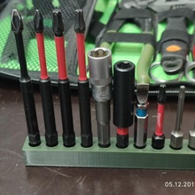 case screwdriver's bits screwdriver organizer 3d print model - Mito3D