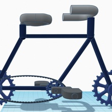 bike gear myminifactory tinkercad 3d print model - Mito3D