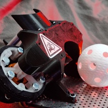floorball thrower robotics 3d print model - Mito3D