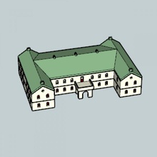 british manor house 3d print model - Mito3D