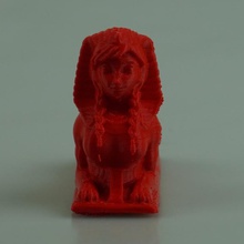 sphinx + anna fan art gelé 3d print model - Mito3D