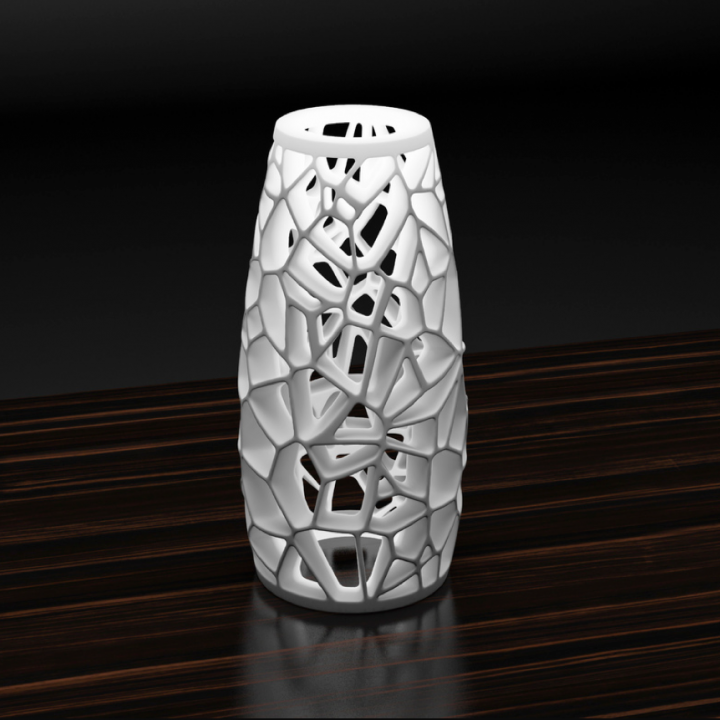 voronoi lamp 2 lq 3D print model - Mito3D