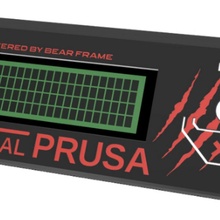 prusa i3 lcd ours Cadre couverture gaine améliorer 3d print model - Mito3D