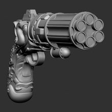 Steampunk arma fogo brinquedos jogos miniaturas suporte cosplay miniatura 3d print model - Mito3D