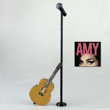 acoustic guitar & microphone - amy winehouse accessories toys games articulatedproject 3d print model - Mito3D