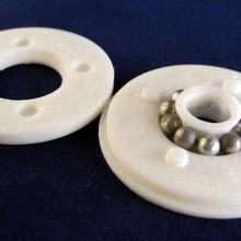 tinkeriffic bb rolamento 40mm spool eixo peças reposição zheng3 spoolspindle 3d print model - Mito3D