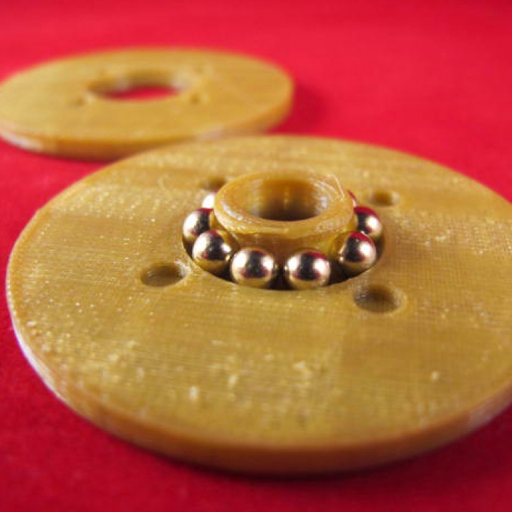 tinkeriffic bb portant 58 mm bobine broche pièces rechange zheng3 spoolspindle 3D print model - Mito3D