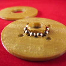 tinkeriffic bb cuscinetto 58mm spool mandrino parti ricambio zheng3 spoolspindle 3d print model - Mito3D