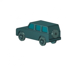 mercedes g63 amg jouets Jeux voiture SUV route 63 3d print model - Mito3D