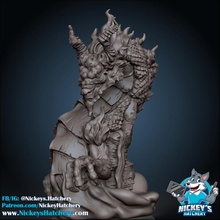 yun ancient dragon master wind water & garden beast bust chinese monster boardgame tabletop dnd 3d print model - Mito3D