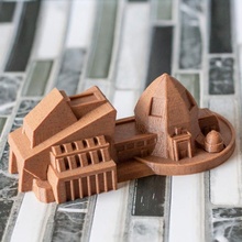 moderno museo educación arquitectura modelo miniatura selfcad autocadchallenge 3d print model - Mito3D
