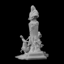 monument charles perrault tuileries garden paris france scan 3d print model - Mito3D