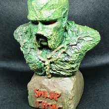 pantano animal busto diablo cabeza hombre monstruo árbol dc historietas liga justicia bysta Alecholland 3d print model - Mito3D