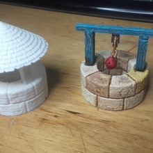 l'eau table architecture planche bâtiments Jeux médiéval terrain jeux guerre miniature toit modelisme mise scène 3d print model - Mito3D