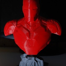 marque 85 buste fer homme ventilateur art vengeurs fin jeu 3d print model - Mito3D