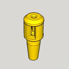 hookah ventilation valve 3d print model - Mito3D