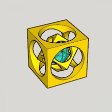 mini magical square 3d print model - Mito3D