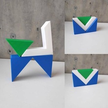 vegano bandeira jardim animais futuro verde branco azul vegana veganismo gata juiz 3d print model - Mito3D