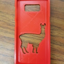 llama phone case 3d print model - Mito3D